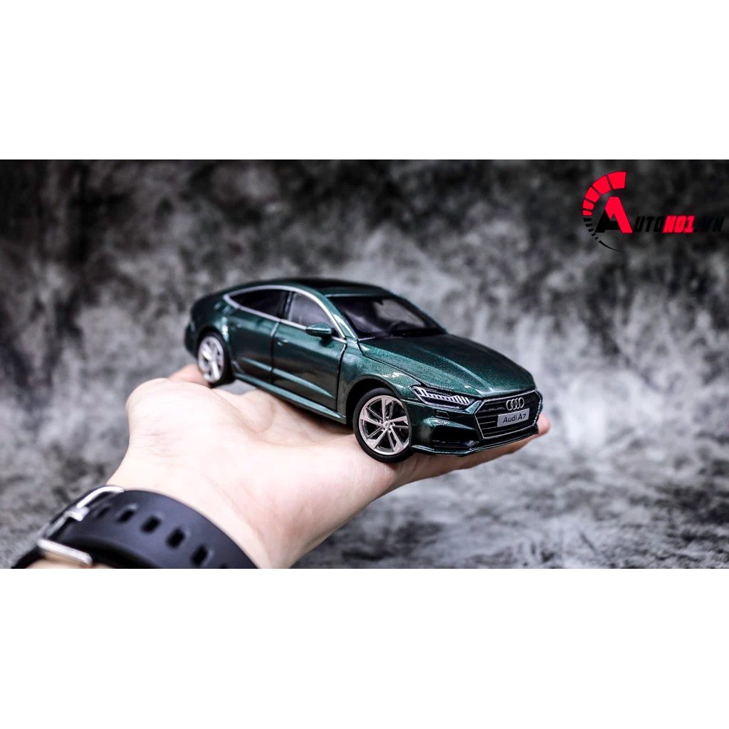 MÔ HÌNH XE AUDI A7 2019 GREEN 1:32 JACKIEKIM 7622