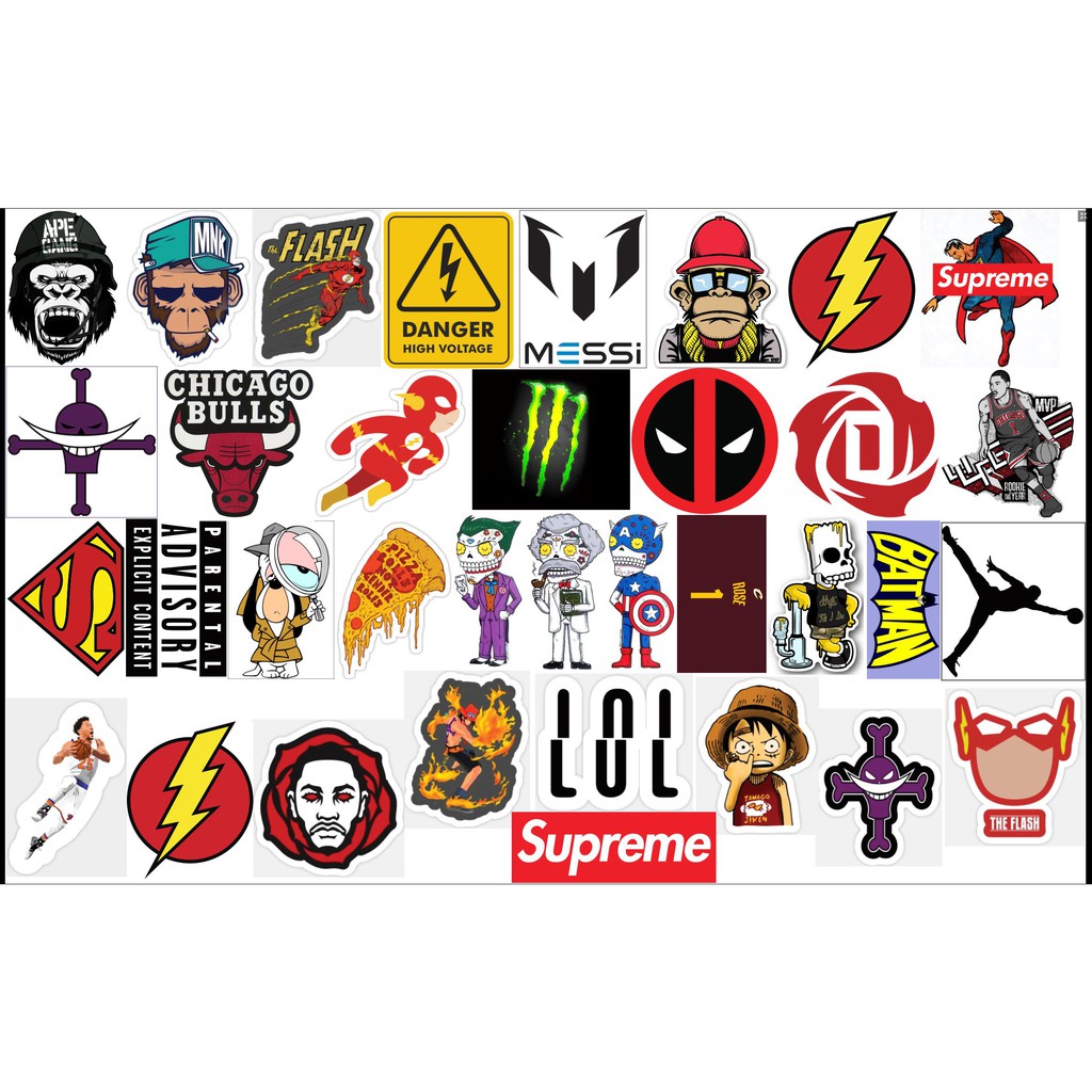 STICKER dán Vali, xe, barber shop, Mũ bảo hiểm , macbook, đàn, tường... Nhập mã GIẢM GIÁ 15k khi mua từ 3 set