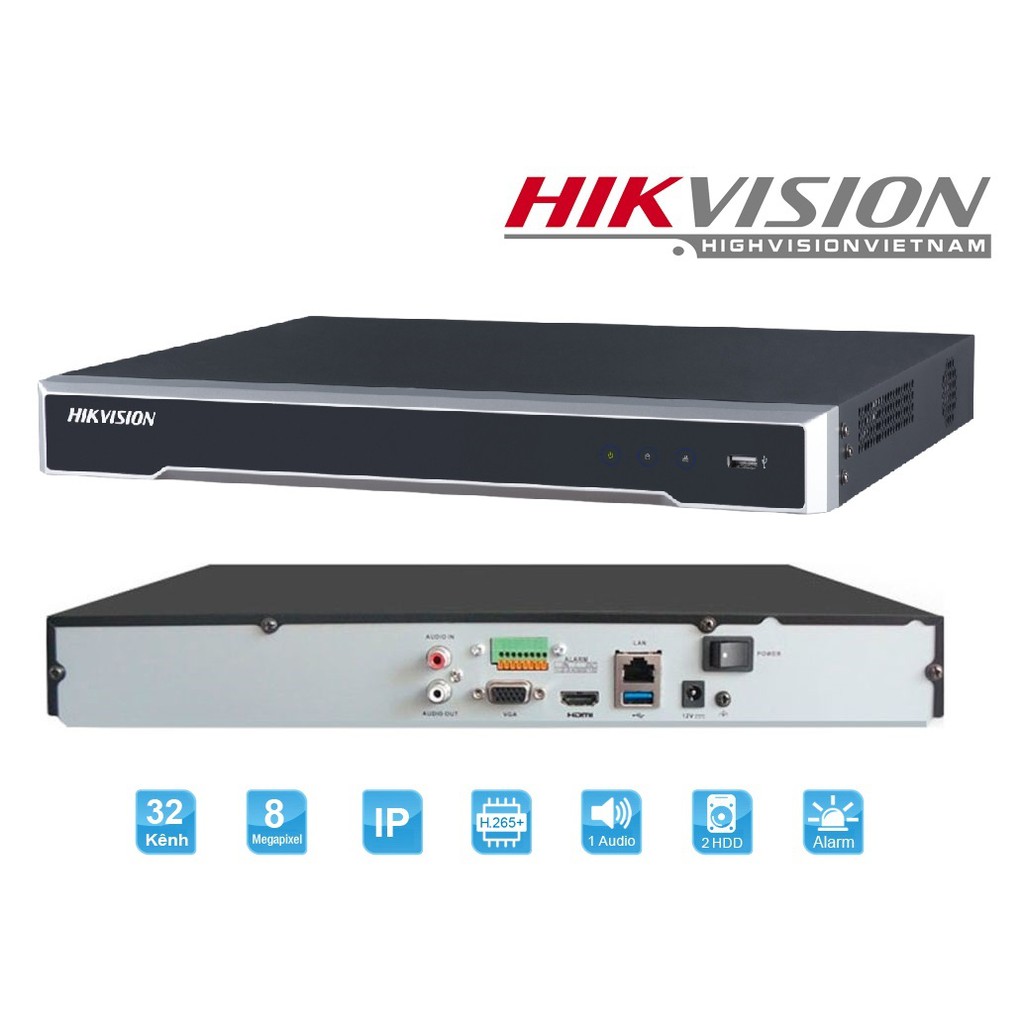 Đầu ghi hình Camera Hikvision DS-7632NI-K2 chính hãng