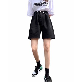 Quần short jeans móc cài siêu xinh