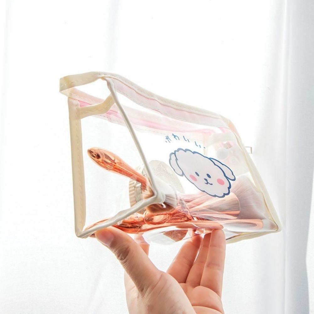 Hộp bút trong suốt cỡ lớn Pison đựng đồ dùng cá nhân 20*12*8cm - nhiều mẫu - 1 cái