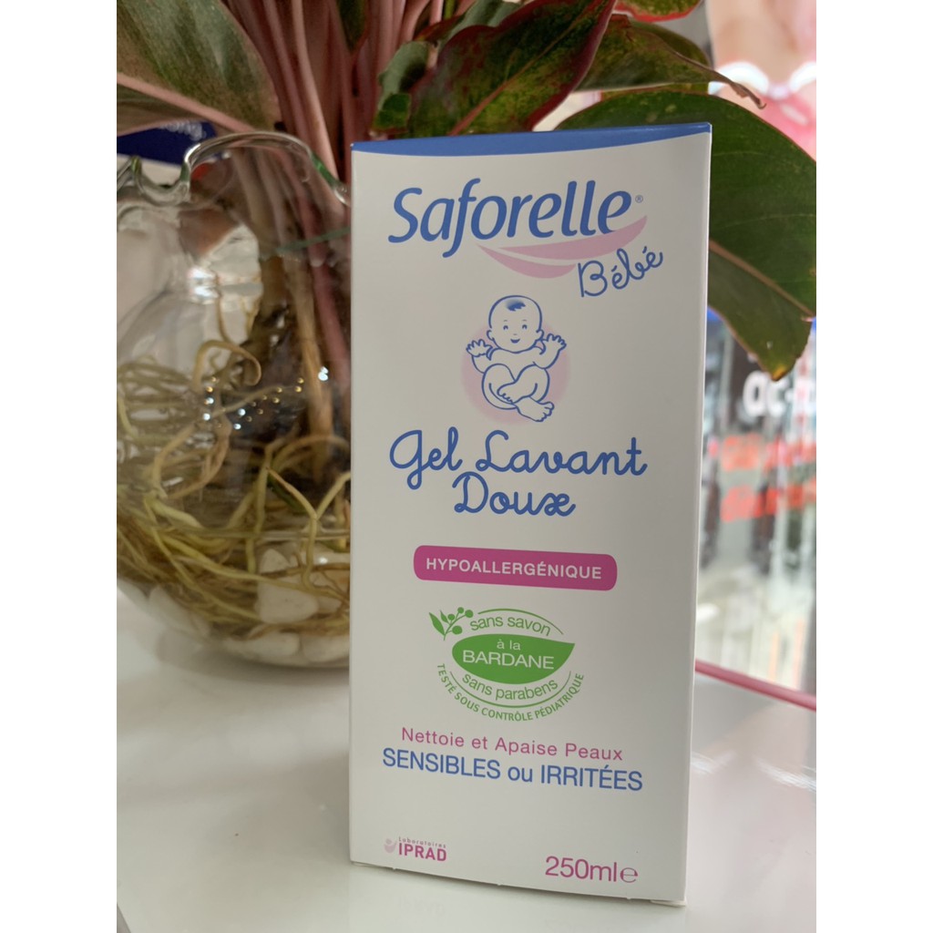 GEL TẮM DỊU NHẸ CHO TRẺ SƠ SINH VÀ TRẺ NHỎ SAFORELLE BEBE