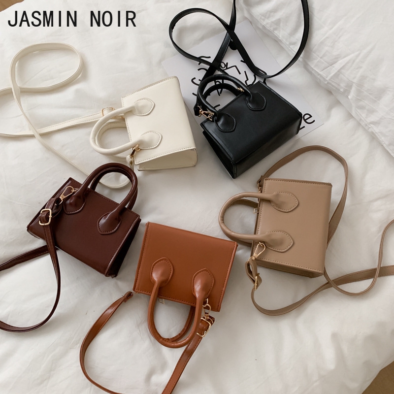 Túi đeo vai JASMIN NOIR dạng vuông mini thời trang cổ điển
