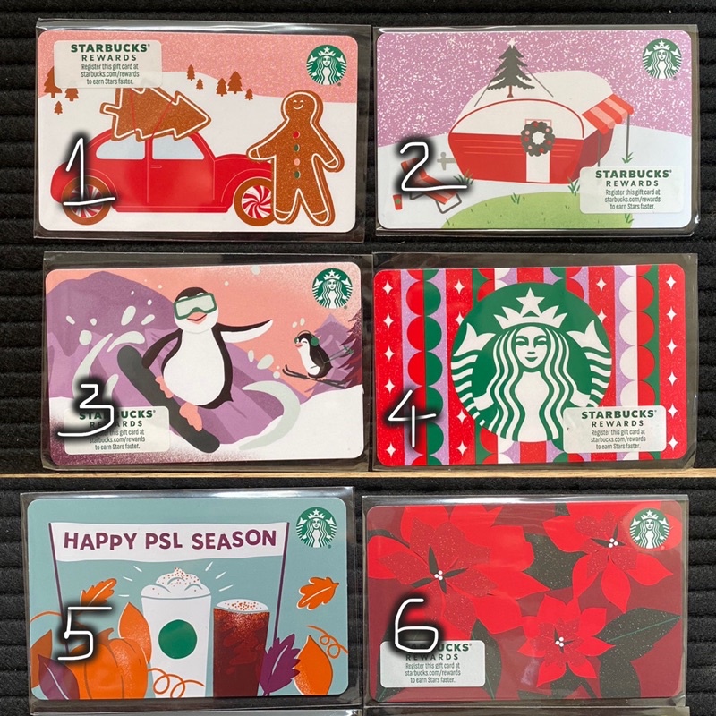Thẻ Starbucks US Xmas - Phiên bản giáng sinh 2021