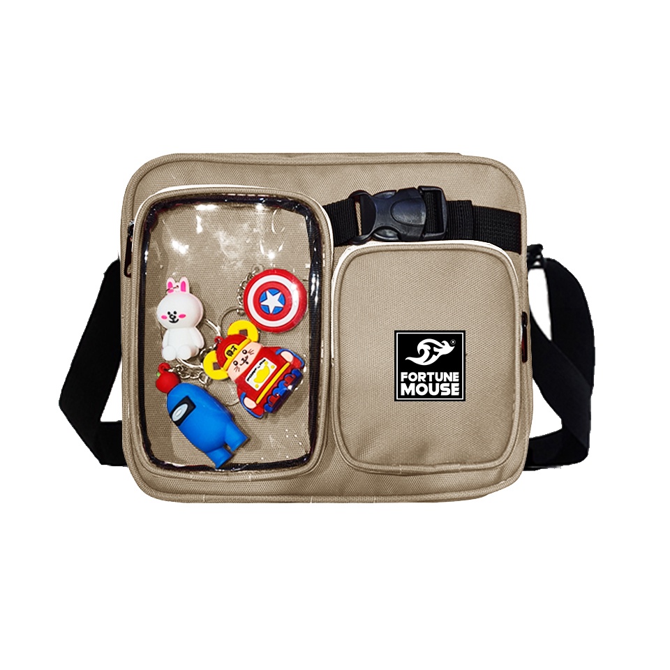Túi đeo chéo Fortune Mouse nam nữ thời trang Hàn quốc FB02