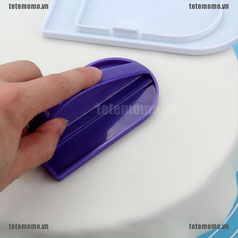 Dụng cụ silicon cầm tay dùng để chà láng mặt bánh kem/ fondant