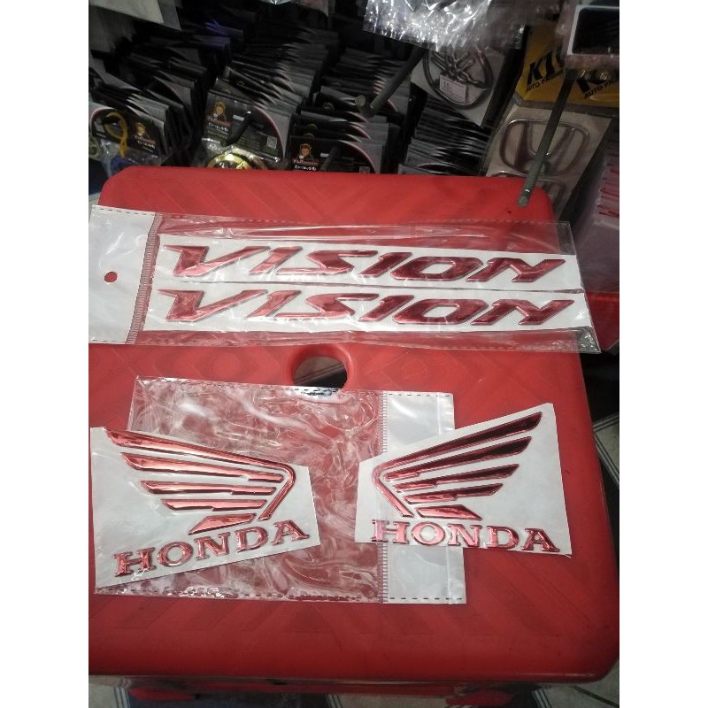 bộ tem nổi vision