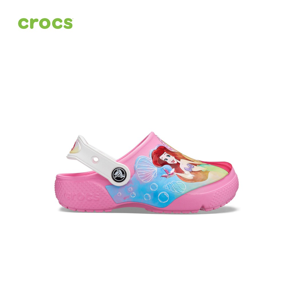 Giày lười clog trẻ em CROCS Funlab Disney PrincessPatch 206272-669