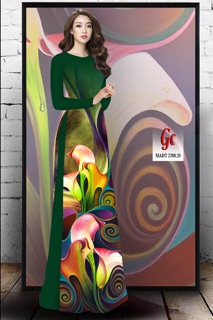 Áo lụa cao cấp in 3d