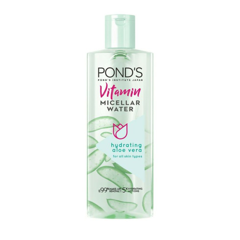 [ Chính Hãng- Hsd 2023] Nước tẩy trang Vitamin và Nha đam khóa ẩm Pond's Micellar Water 100ml