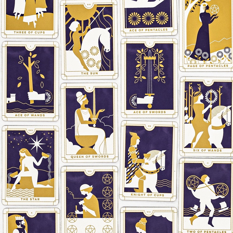 Sách - COMBO TỰ HỌC TAROT: Sách Nhật ký Tarot + Bộ Bài &amp; Sách Hướng Dẫn (Tái bản 2022)