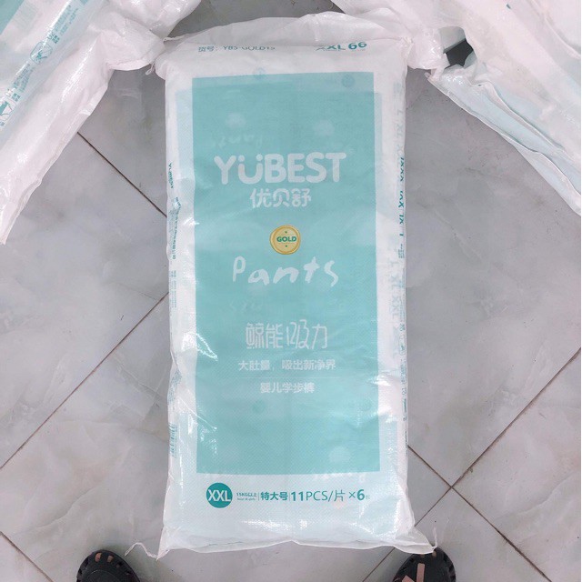 Bỉm Quần Yubest Gold S90/M84/L78/Xl72/Xxl66/Xxxl66