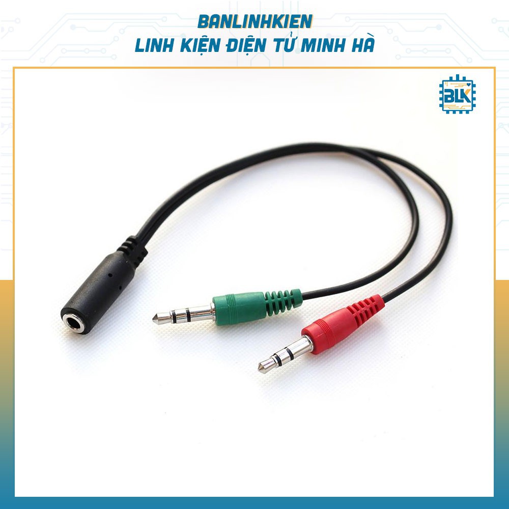 Cáp Gộp Audio Và Micro 3.5MM