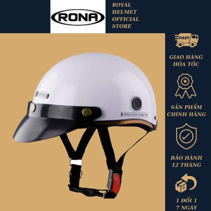 Mũ bảo hiểm nửa đầu RONA haly luxury