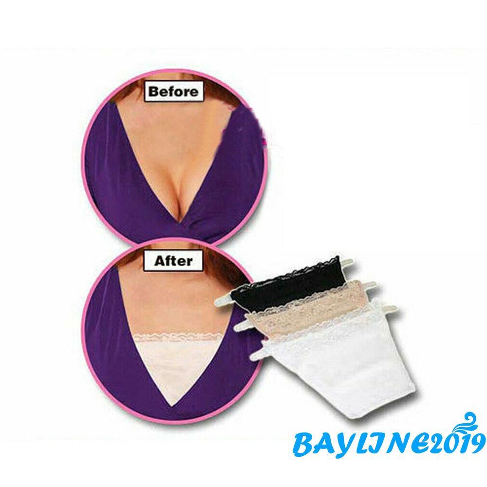 Set 3 Miếng Lót Ngực Dạng Kẹp Hình Chữ S Tiện Dụng Cho Nữ