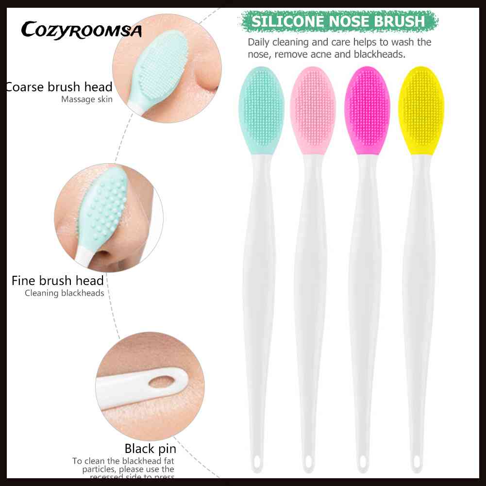 Bàn Chải Mini Làm Sạch Mụn Đầu Đen Chăm Sóc Da Mặt Tại Nhà