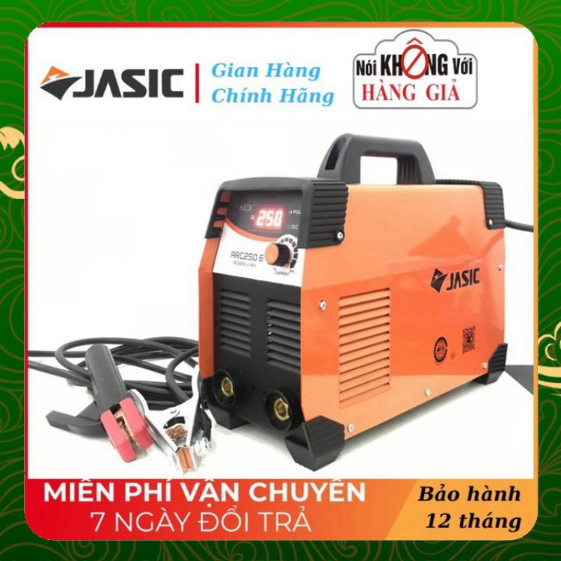 Máy hàn điện tử JASIC 250A Chuyên HÀN Kéo Que 3,2m bảo hành 12 tháng