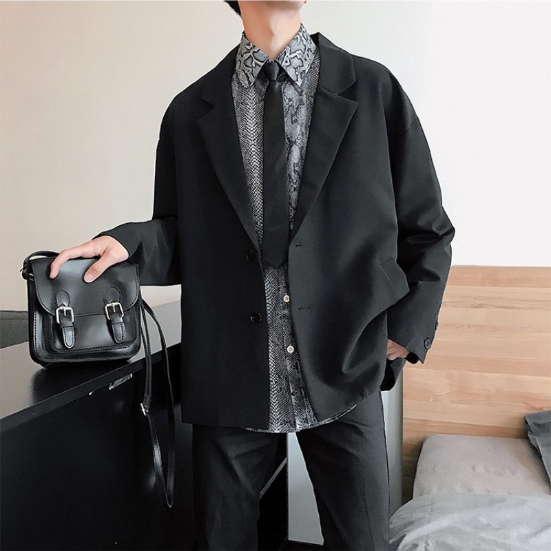 ♞AFF LIGE♞ Áo blazer dáng rộng phong cách Hàn Quốc cho nam | BigBuy360 - bigbuy360.vn