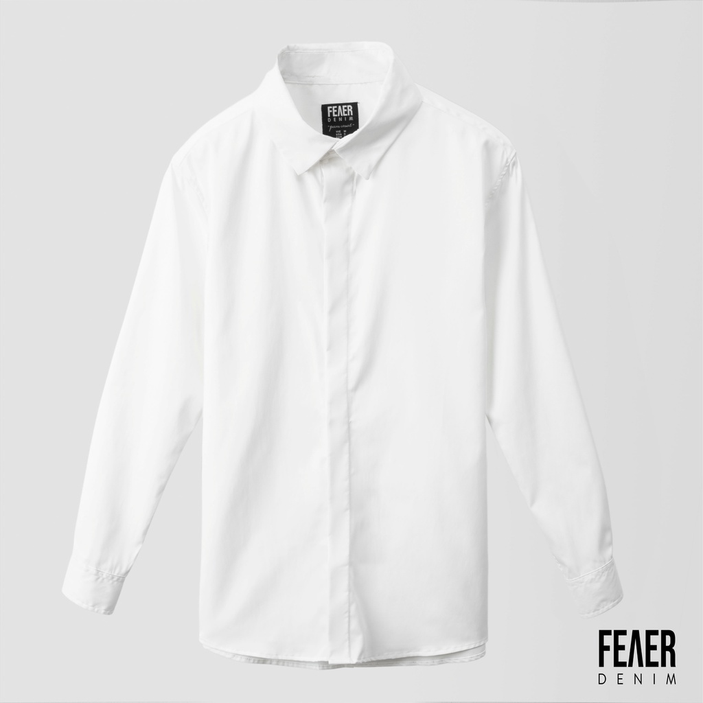 Áo sơ mi nam tay dài nam FEAER chất lụa thoáng, cao cấp Basic Long Sleeve