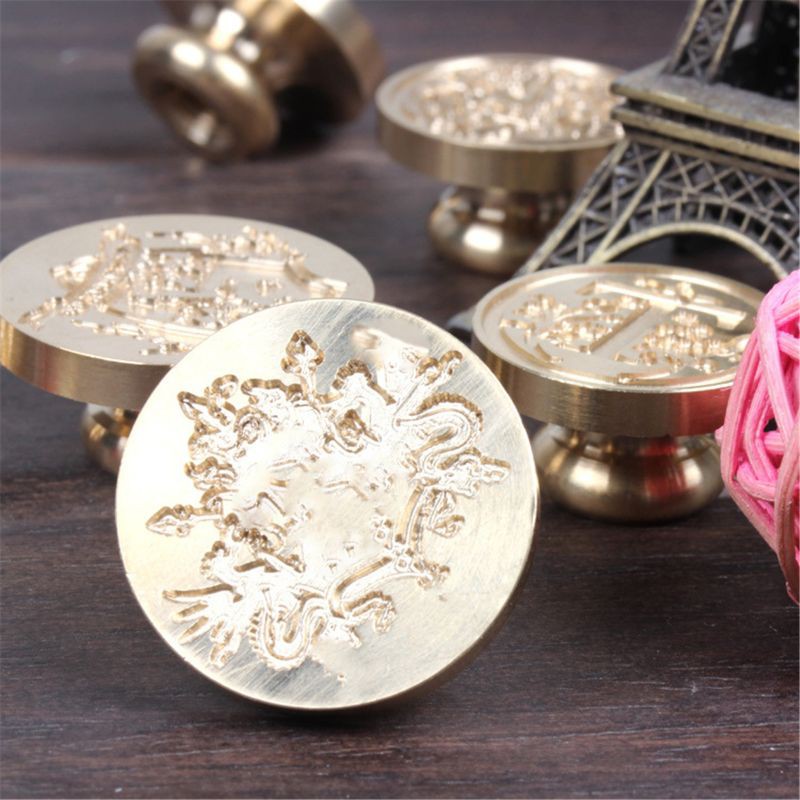 Bộ 500 Con Dấu Gỗ Phong Cách Retro