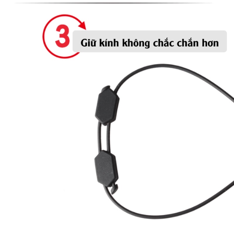 Dây đeo kính thể thao silicone chống rơi,chống trượt kính điều chỉnh linh hoạt