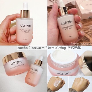 AMPOULE + KEM DƯỠNG AGE 20'S TRUFFLE IN RICH CREAM / AMPOULE