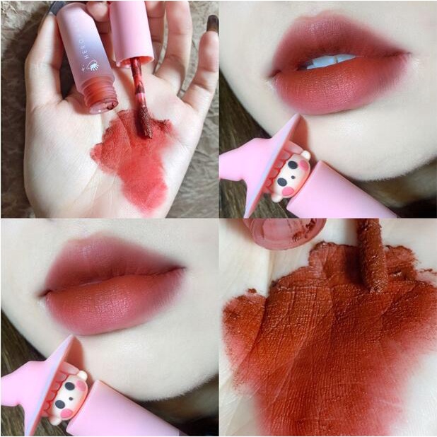 [Hàng mới về] Son bóng lì HERORANGE chất son mịn như nhung thiết kế hình phù thủy dễ thương