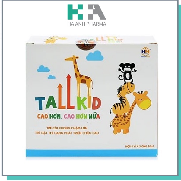 TALLKID Bổ sung nhu cầu Vitamin D, calci và các vi chất quan trọng cho sự phát triển chiều cao của trẻ,