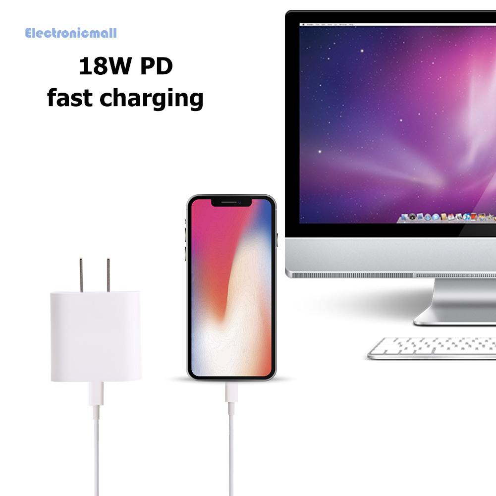 Củ Sạc Nhanh Ele 3c 18w Usb-C Cho Iphone 12 Pro Max 12 Mini 11 Xs