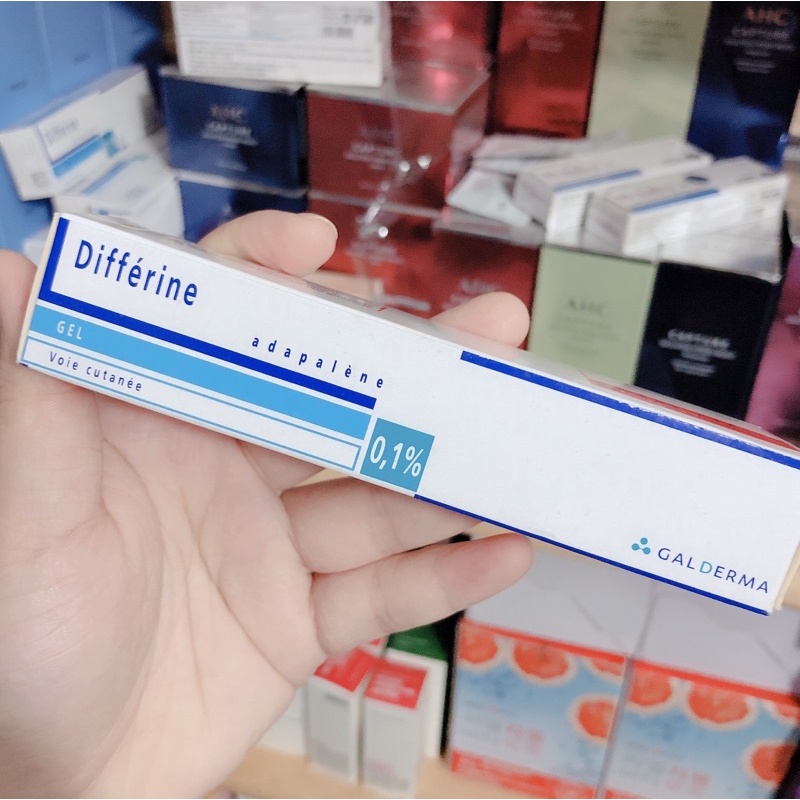 Gel bôi mụn Differine Adapalene 0.1% nội địa Pháp 30g