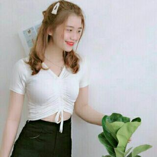 Áo croptop rút ngực
