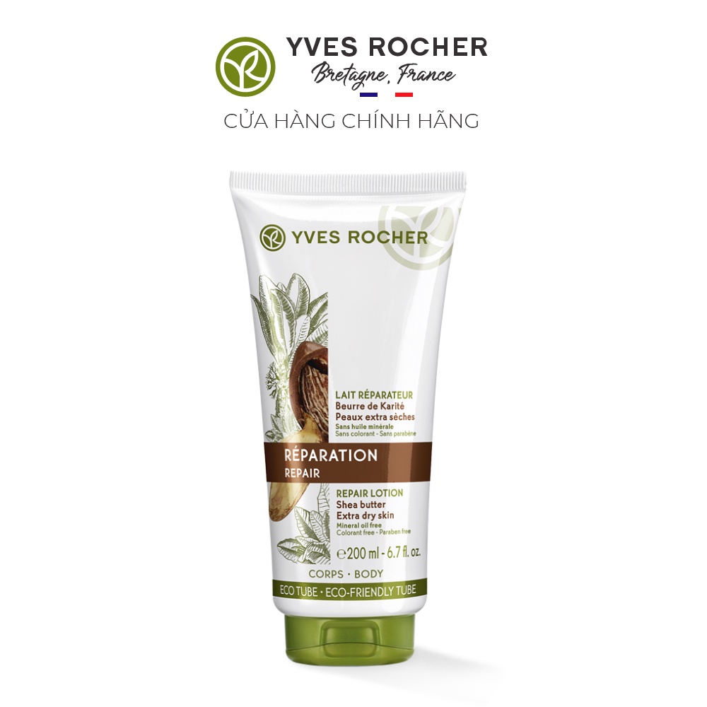 Kem tắm dưỡng ẩm Yves Rocher SHEA BUTTER SHOWER BALM 200ML