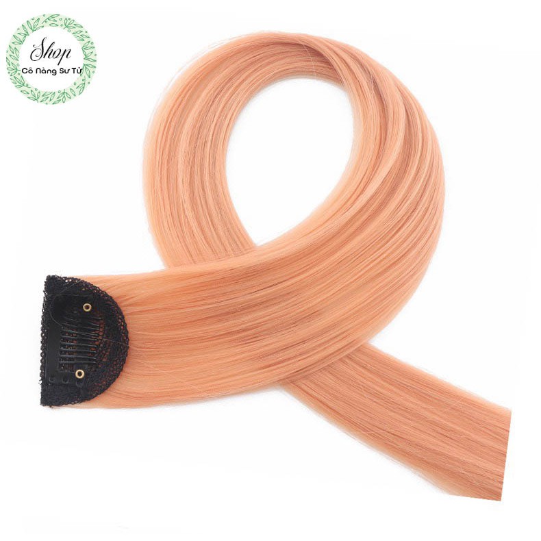 Tóc giả nữ dài 60cm mềm mượt tự nhiên – tóc kẹp highlight nhiều màu nổi bật năng động, cá tính - Cô nàng sư tử