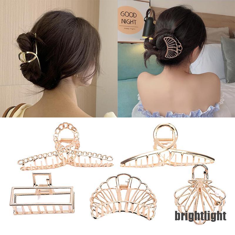 (Hàng Mới Về) Kẹp Tóc Kim Loại Hình Con Cua