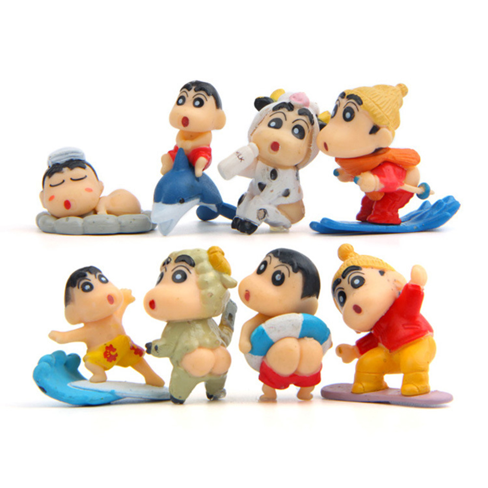 Set 8 mô hình nhân vật Shin-Chan đáng yêu