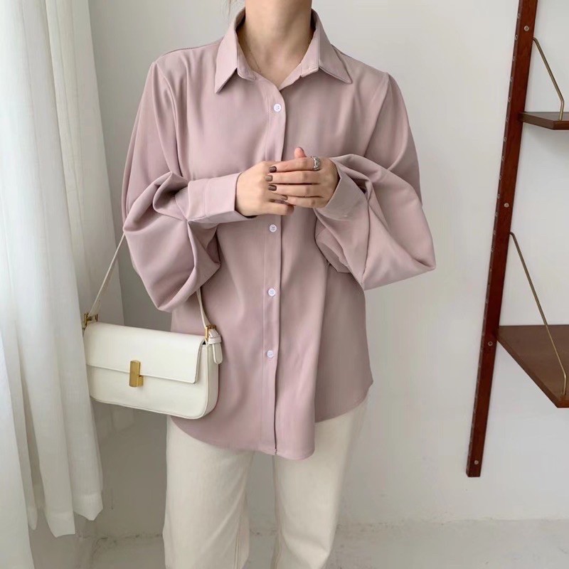 Áo sơ mi tay bồng