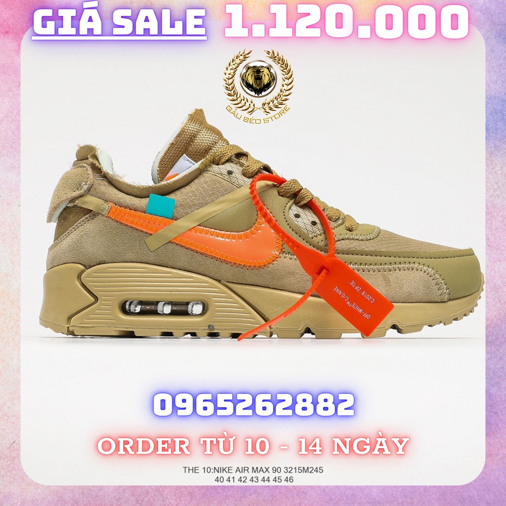 Order 1-2 Tuần + Freeship Giày Outlet Store Sneaker _Off-White x Nike Air Max 90 MSP: 3215M2452 gaubeostore.shop