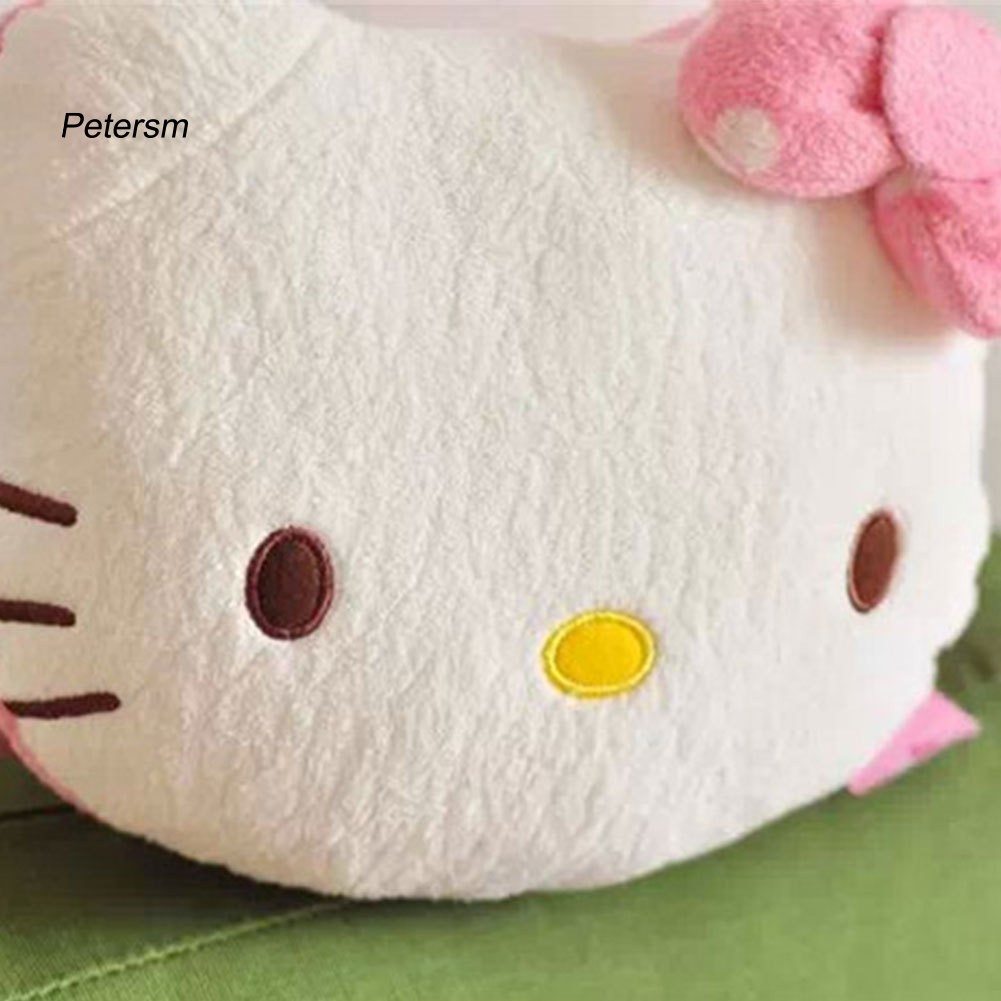 Gối Tựa Đầu Xe Hơi Mềm Mại Thiết Kế Hello Kitty Đáng Yêu