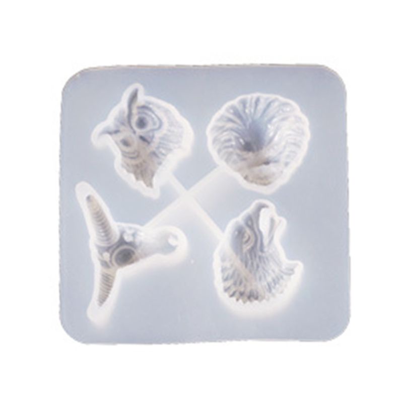 Khuôn Silicone Làm Móc Khóa Nhựa Resin Hình Mắt Quỷ Độc Đáo