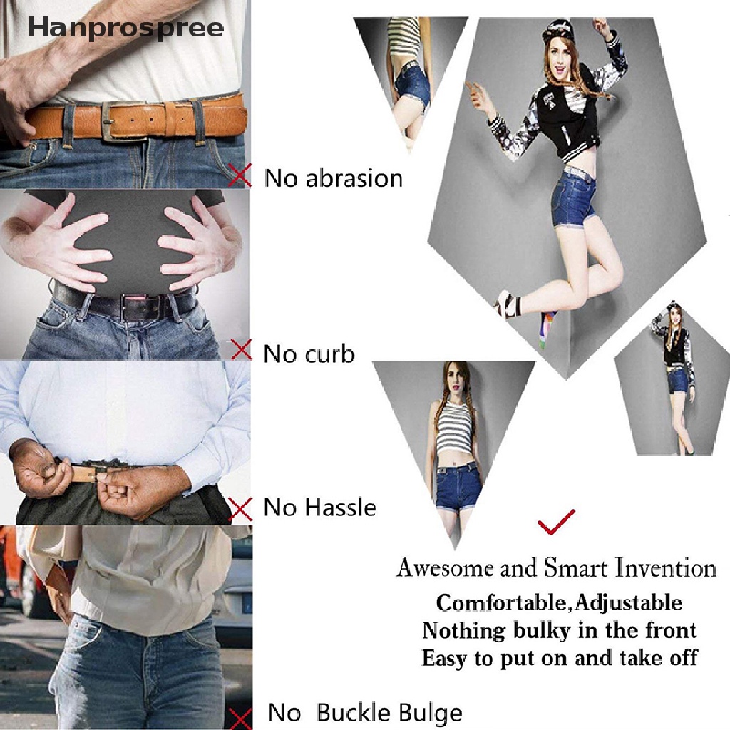 Thắt Lưng Không Khóa Co Giãn Vô Hình Cho Nữ