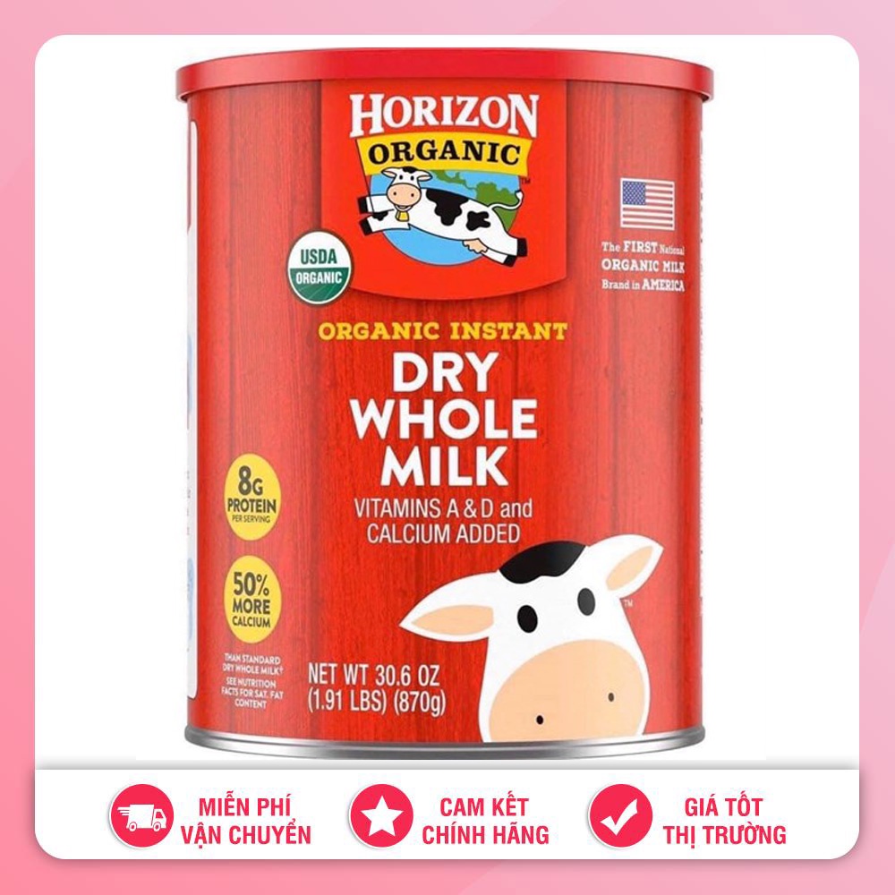 Sữa Tươi Dạng Bột Horizon Organic 870g – Mỹ