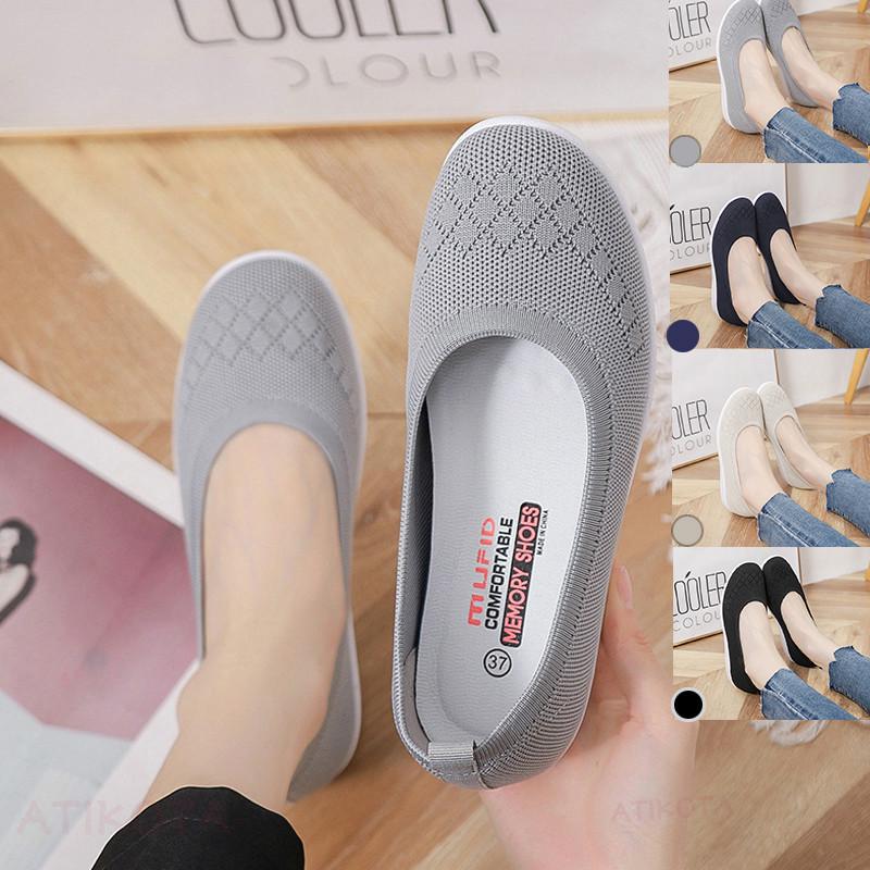 Giày Búp Bê Đế Bằng Mềm Mại Chống Trượt Cho Nữ
