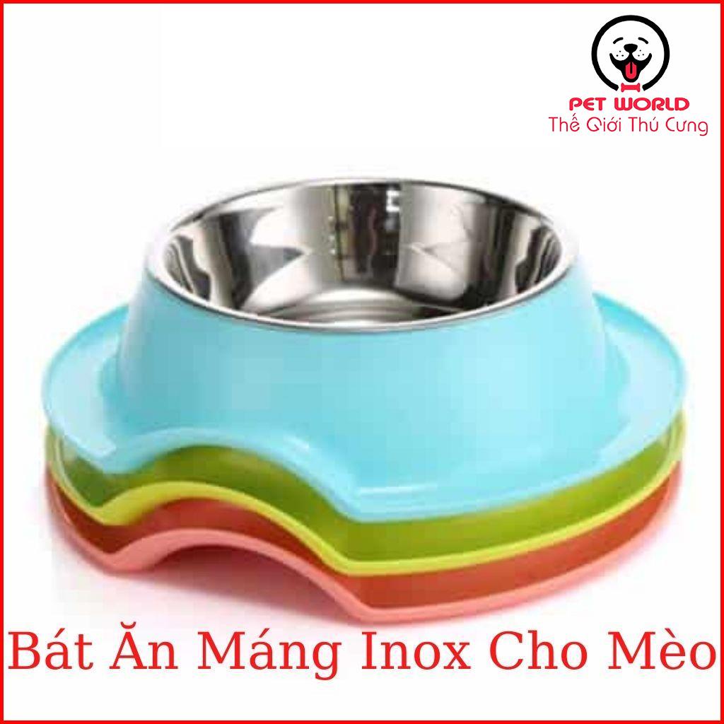 Bát ăn cho chó mèo hình mũ bằng inox 304