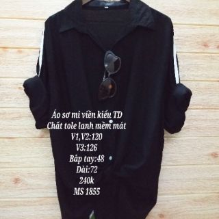 ÁO SƠ MI VIỀN KIỂU BIG SIZE