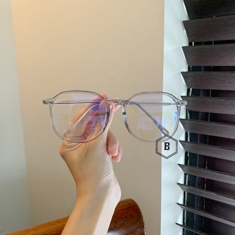 Gọng kính cận kiểu dáng vuông góc cạnh nam nữ B.Glasses - VGC2