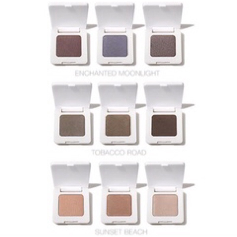 Phấn mắt tone khói smoky RMS Beauty 4ever Eyeshadow Quad và Swift Shadows Eye Shawdows
