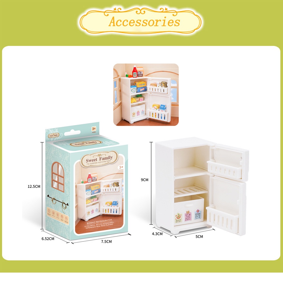 Đồ Chơi Mô Hình Ngôi Nhà Búp Bê Thu Nhỏ Xinh Xắn 2022 1/12