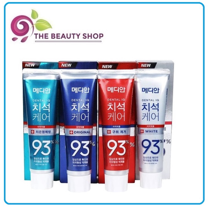 Kem Đánh Răng Median Dental 93% Giúp Trắng Răng, Giảm Ố Răng Và Hôi Miệng 120G