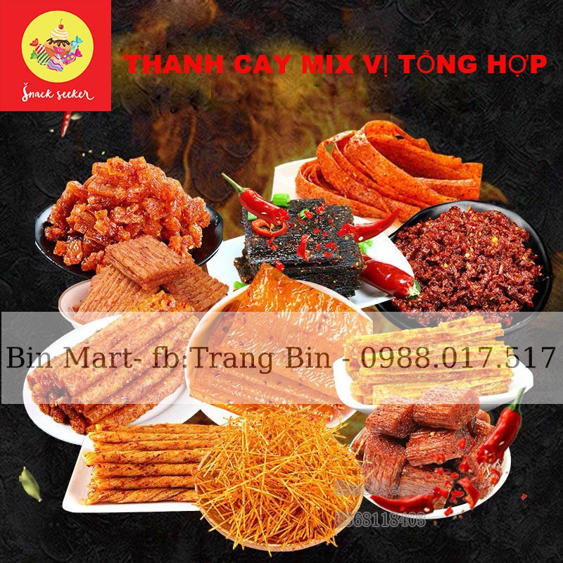 TỔNG HỢP ĂN VẶT CAY LÁT CHAY HỒ NAM (thừng cay ăn vặt trở về tuổi thơ)
