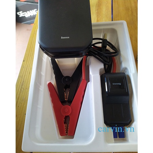 Bộ Kích Bình xe ô tô kiêm Sạc Dự Phòng Baseus Super Energy Car Jump Starter Pro CRJS03 12000mAh